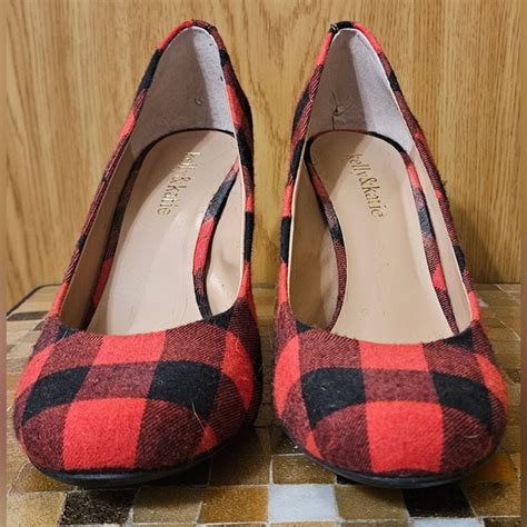 flannel heels.